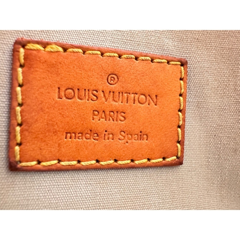 Louis Vuitton Vernis Roxbury Drive Yellow clutch with 22"strap, COA, dust & Box - Picture 2 of 10